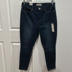 Levi Strauss Signature Women's High Rise Skinny Jeans Size 14